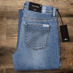 NWT 7 For All Mankind Dojo Tailorless Jeans 7FAMK